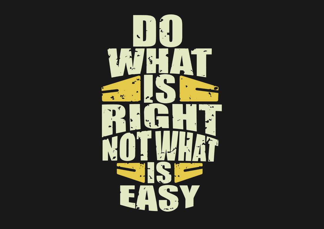 Motivation- Do what is right Unisex Classic Crew T-Shirt