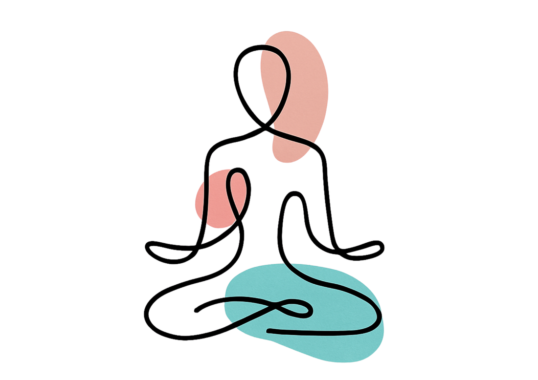 Yoga- Doodle art White Unisex Classic Crew T-Shirt