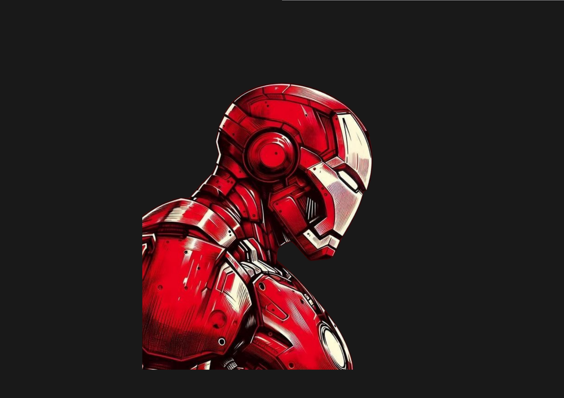 Marvel- Ironman Unisex Classic Crew T-Shirt