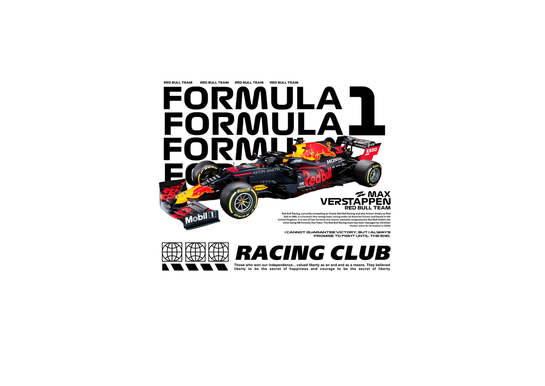 F1- Red Bull Unisex Classic Crew T-Shirt