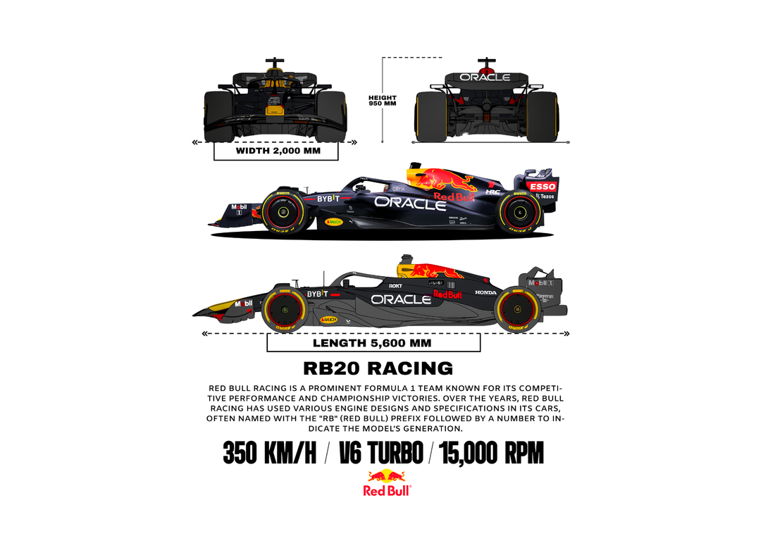 F1- Red Bull Unisex Classic Crew T-Shirt