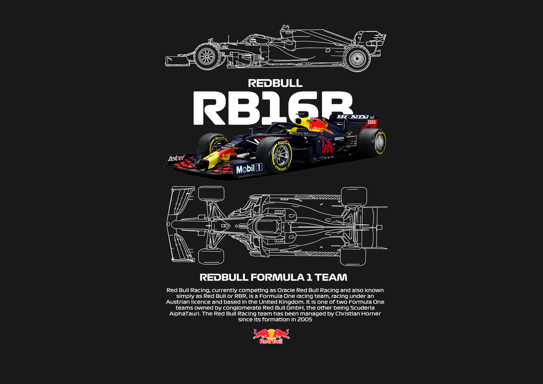 F1- Red Bull RB16B Unisex Classic Crew T-Shirt
