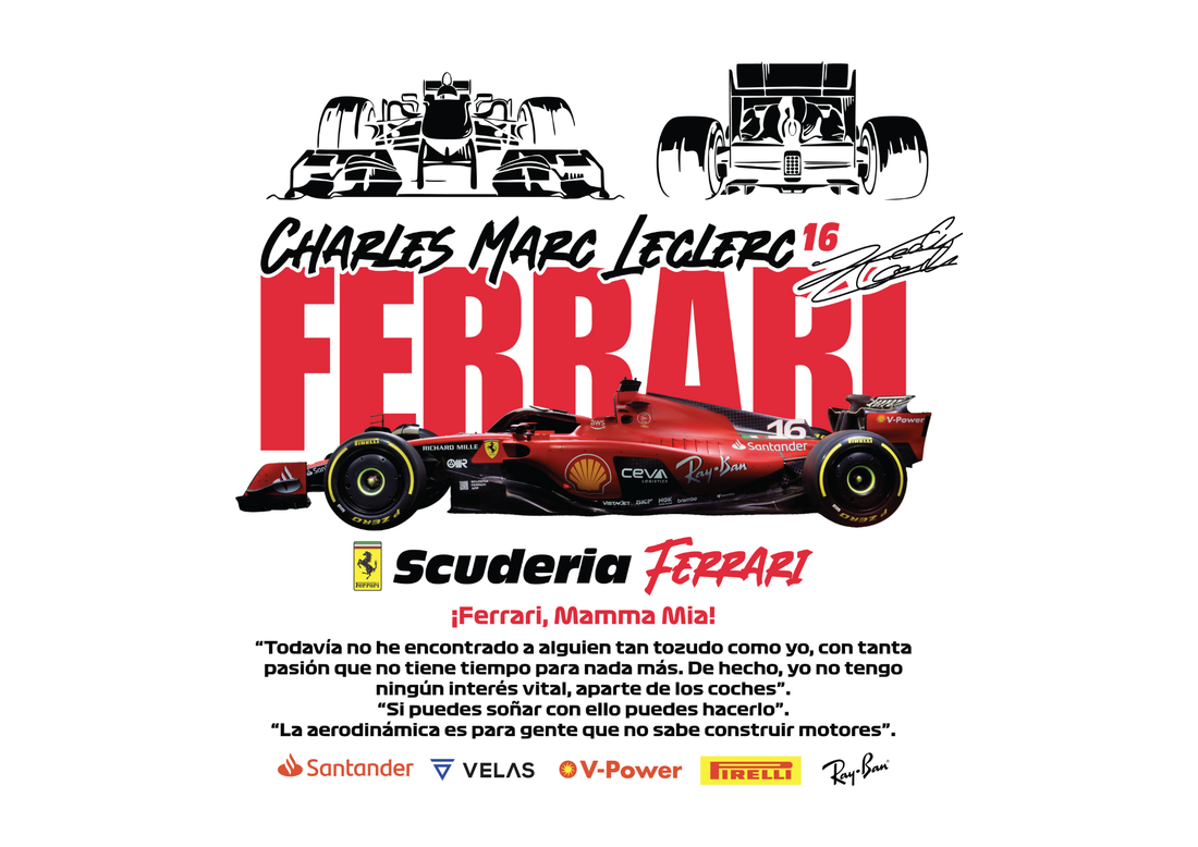 F1- Ferrari Unisex Classic Crew T-Shirt