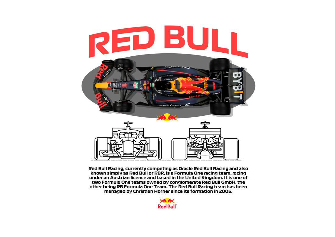 F1- Red Bull Unisex Classic Crew T-Shirt
