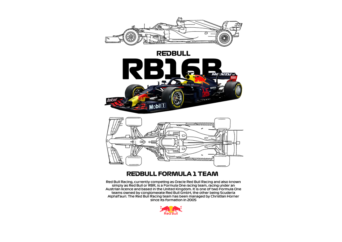 F1- Red Bull Unisex Classic Crew T-Shirt