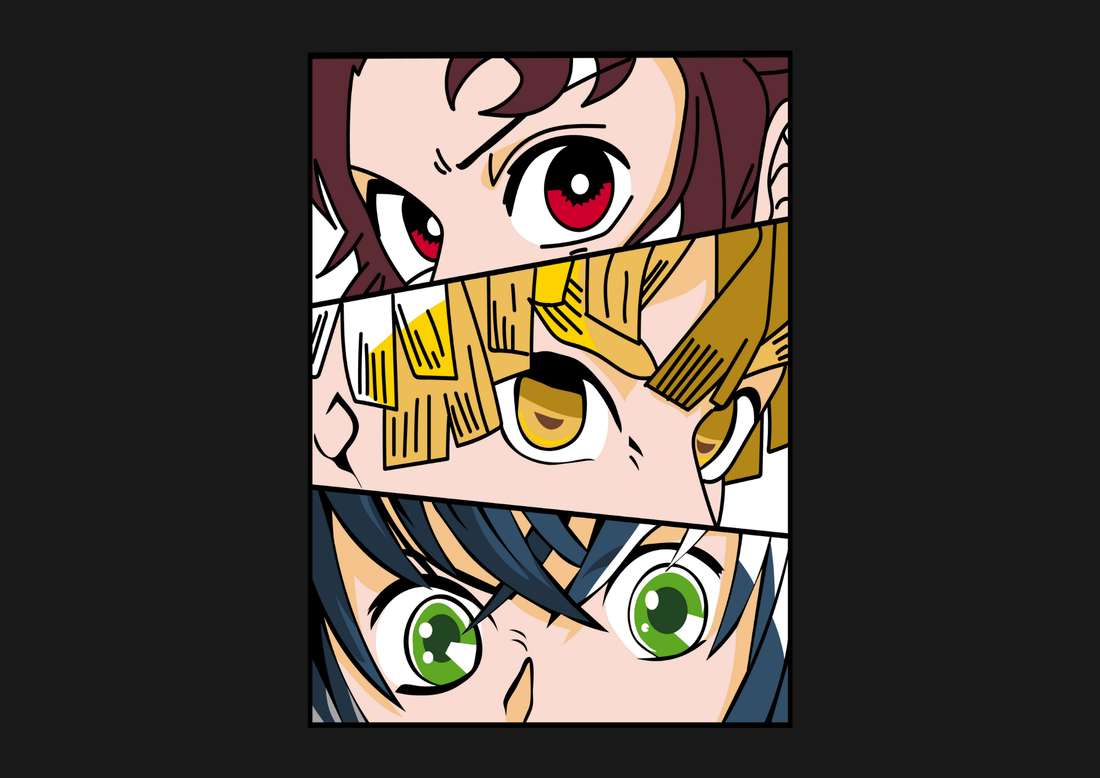 Anime- Demon Slayer Trio Unisex Classic Crew T-Shirt