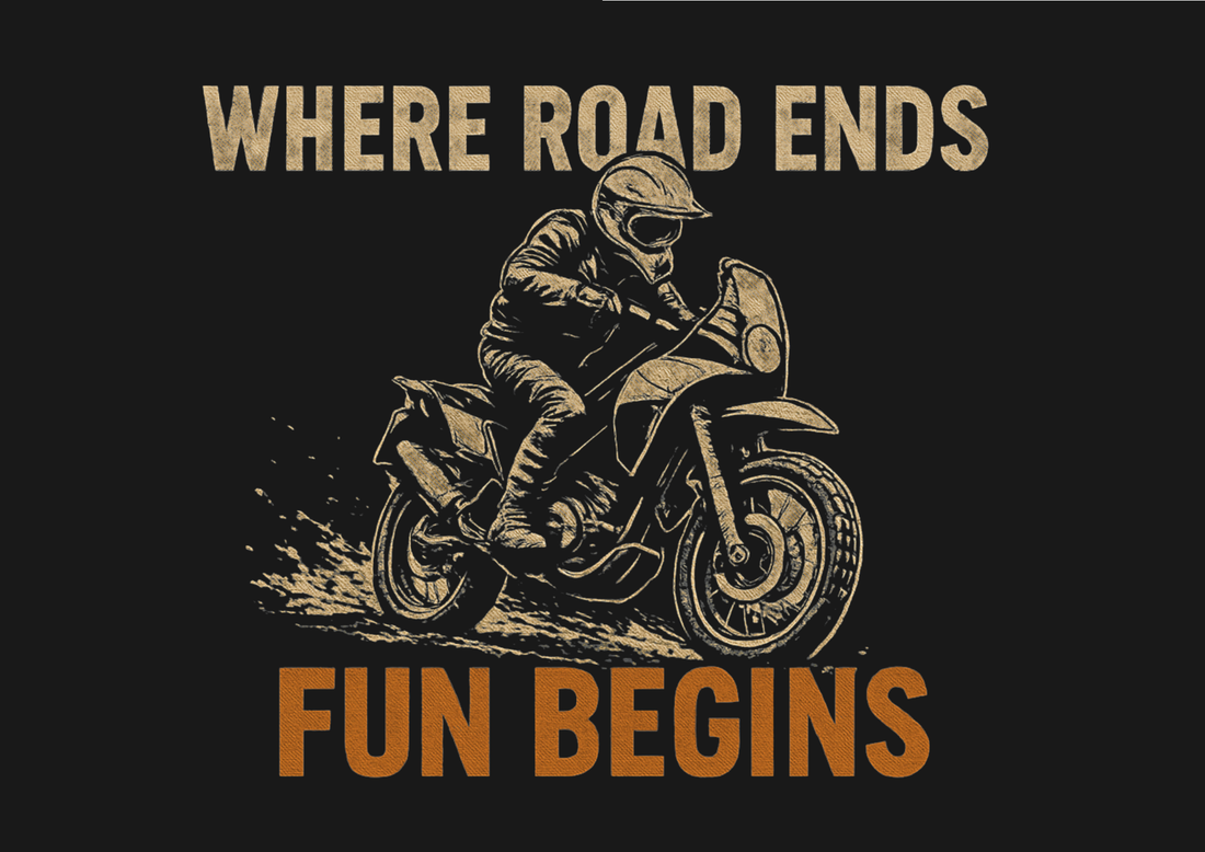 Bikers- Fun begins Unisex Classic Crew T-Shirt