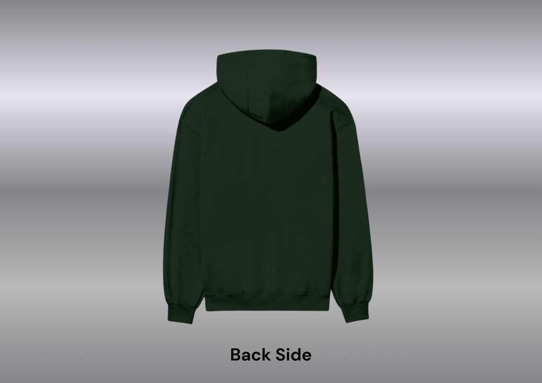 Solid- Bottle Green Unisex Hoodie