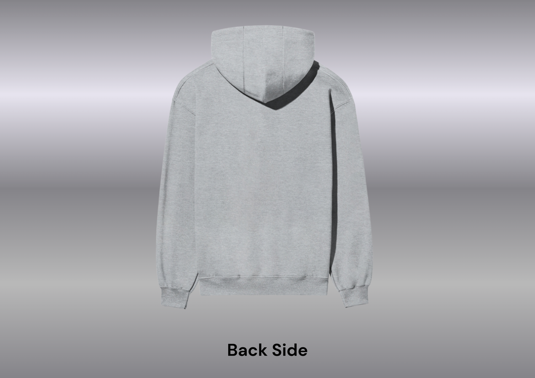 Solid- Grey Melange Unisex Hoodie